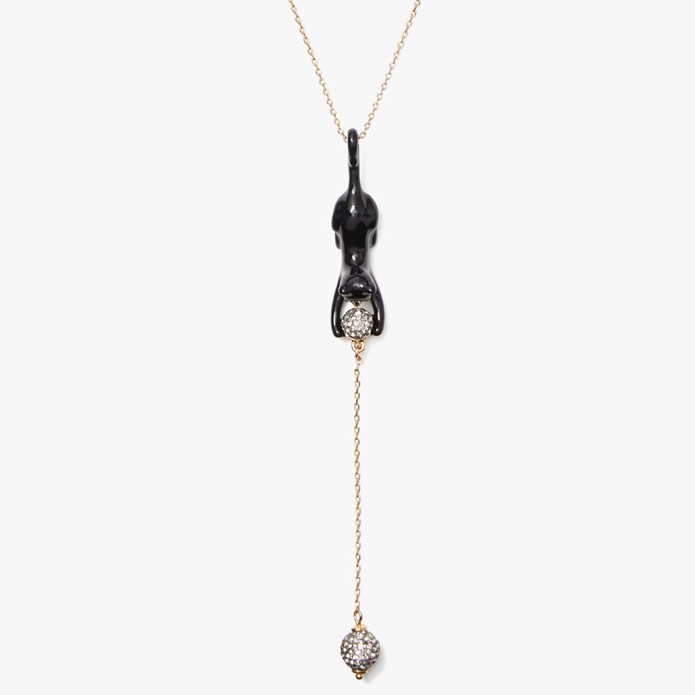 $98 Kate Spade House Cat Y Necklace